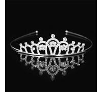 Tiara Di Cristalli Da Principessa Per Bambine - Fascia Per Capelli A Corona Per Bambini, Accessorio Per Capelli Da Festa Di Nozze, Gioielli Alla Moda Per Bambine