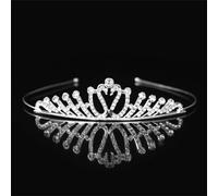 Tiara Di Cristalli Da Principessa Per Bambine - Fascia Per Capelli A Corona Per Bambini, Accessorio Per Capelli Da Festa Di Nozze, Gioielli Alla Moda Per Bambine