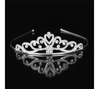 Tiara Di Cristalli Da Principessa Per Bambine - Fascia Per Capelli A Corona Per Bambini, Accessorio Per Capelli Da Festa Di Nozze, Gioielli Alla Moda Per Bambine
