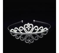 Tiara Di Cristalli Da Principessa Per Bambine - Fascia Per Capelli A Corona Per Bambini, Accessorio Per Capelli Da Festa Di Nozze, Gioielli Alla Moda Per Bambine