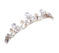 Tiara di diamanti color oro cristallo strass corona e diadema accessori per gioielli per capelli da sposa per le donne diademi da sposa copricapo fasce per ragazze