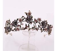 Tiara di Diamanti, Corona di Perle di Cristallo Vintage, diadema da Concorso, Velo, Tiara, Accessori per Capelli da Sposa, Gioielli per Capelli da Sposa