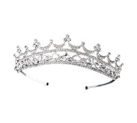 Tiara di diamanti Oro rosa Strass Perla Corona nuziale Fascia per capelli Tiara nuziale Corona per capelli Fascia per capelli da sposa Testa Gioielli Corona principessa Copricapo