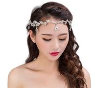 Tiara di Diamanti Tiara di Strass Corona Tiara Nuziale da Donna Accessori Tiara da Sposa Catena per la Fronte Tiara Tiara Nuziale Accessori per Capelli