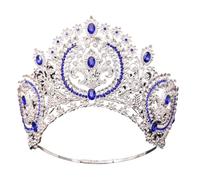 Tiara di strass lucenti per Matrimonio Ballo