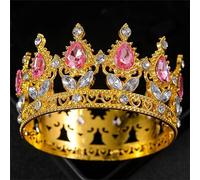 Tiara e corona da donna in cristallo decorativo elegante torta nuziale principessa compleanno decorazione festa