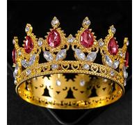 Tiara e corona da donna in cristallo decorativo elegante torta nuziale principessa compleanno decorazione festa