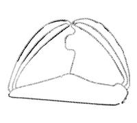 Tiara Elfica,Diadema Donna Catene for la testa a strati alla moda, for coprire il viso, gioielli da donna, for Halloween, feste di ballo, velo di cristallo scintillante, catena for il viso, regalo di
