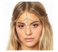 Tiara Elfica,Diadema Donna Catene for la testa, accessori for matrimoni, fasce for capelli, gioielli for capelli, regalo(0949)