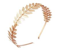 Tiara Elfica,Diadema Donna Forcine for capelli a forma di foglia, corona, tiara, fascia for capelli, accessori for capelli da donna, copricapo da sposa, gioielli da sposa(Antique Bronze Plated)