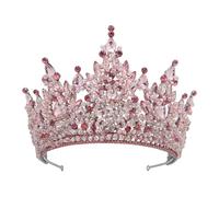 Tiara nuziale C2 di cristallo variopinto del copricapo di concorso degli accessori dei capelli di nozze variopinto