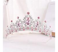 Tiara Nuziale Da Donna Con Cuore Di Cristallo Dorato - Diadema Da Concorso Con Strass, Velo, Tiara, Gioielli Per Capelli Da Sposa