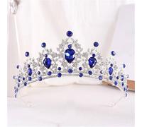 Tiara Nuziale Da Donna Con Cuore Di Cristallo Dorato - Diadema Da Concorso Con Strass, Velo, Tiara, Gioielli Per Capelli Da Sposa