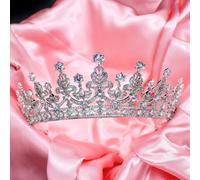 Tiara Reale Le Ragazze Di Gran Bretagna E Irlanda 5A Zirconia Cubica E Rodio