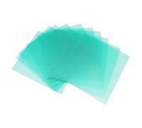 Tiardey 10 Pezzi Lenti per Casco per Saldatura Piastra Protettiva Trasparente Lenti di Ricambio di Ricambio per Saldare Il Foglio Protettivo della Copertura - 138X126mm