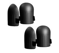 Tiardey 2 paia di ginocchiere nere per la casa e il giardinaggio - con leggero cuscino in schiuma impermeabile, fodera interna morbida e ginocchiere facili da indossare per lavori di giardinaggio