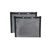 Tiardey 2 Pezzi 9.4x5.5 Pollici Borsa a Rete per griglia, Borsa da Forno Antiaderente Cottura alla griglia Resistente alle Alte Temperature, Riutilizzabile per Barbecue da Picnic all'aperto