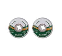 Tiardey 2 Pezzi di stoppino per Saldatura, stoppino per per Rimuovere la Saldatura e smontare i componenti elettrici, Treccia per stoppino per Saldatura Non Pulita (Larghezza: 3 mm, Lunghezza: 60')