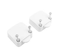 Tiardey 2 pezzi interruttore lampada armadio,interruttori bianchi touch armadio,interruttore tattile armadio normalmente chiuso per cassetti porta chiusa aperta interruttore luce on/off