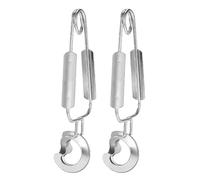 Tiardey 2 Pezzi Pinze per Lumache, Pinze per Alimenti in Acciaio Inossidabile, Pinze da Cucina, Pinze per Buffet, per la Casa, Cucina del Ristorante, Servizio