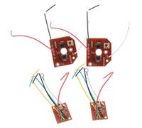 Tiardey 2 Set modulo di Controllo remoto RC Auto Ricevitore Scheda Fai da Te RC Parte esperimento elettronico modulo RC in Rame per Auto telecomandata, Parti per Auto RC e Modelli