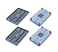 Tiardey 2Pcs Metallo AMD AM4 CPU Dissipatore Staffa Backplate,Durevole Radiatore Base Holder Montaggio Backplane per AM4 AMD