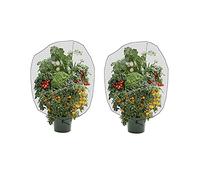 Tiardey 2PCS Rete per barriera per Insetti con Coulisse - Rete per Insetti da Giardino Copertura per Piante per Proteggere i Frutti delle Piante Fiori dagli Insetti mangiatori di Uccelli