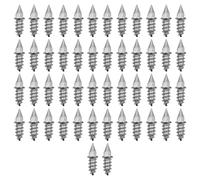 Tiardey 50 Pezzi Lunghezza 27 mm Bullone per Pneumatici, Bullone a Vite Antiscivolo, Punte per Prigionieri per Pneumatici per Auto Catene da Neve per Pneumatici