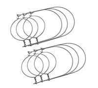 Tiardey 6 Pezzi Mason Jars Hanger in Filo di Acciaio Inossidabile per Bocca Normale Barattolo di Muratore Barattolo di Pinta a Sfera Barattoli di Conserve,Gancio per Appendere Il Barattolo (# 86)