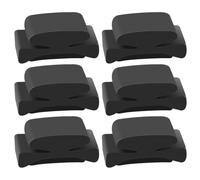 Tiardey 6 Pezzi Porta Plettri in Gomma per Paletta di Chitarra Porta Plettri per Chitarra Basso Ukulele Comodo Contenitore per Plettri Sottili