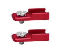 Tiardey Adattatore per Montaggio a Slitta Fredda per Fotocamera con Attacco a Slitta Calda con Vite da 1/4 di Pollice Adattatore per Staffa di riempimento Staffa per Flash 2 Pezzi