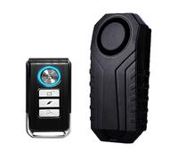Tiardey Allarme per bicicletta, wireless, impermeabile, antipolvere, 113 dB, allarme di sicurezza per bici, moto, auto, scooter, veicoli, porte e finestre