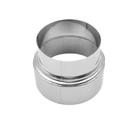 Tiardey Anello di riduzione del Tubo del Fumo, Tubo della Stufa di riduzione del Tubo, Collegamento di 120 mm a riscaldatori da 100 mm, Adatto per riscaldatori a Condotto Rigido