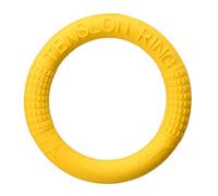 Tiardey Anello Fitness per Cani Anello da morso per Cani per Cani Attrezzatura per Esercizi di agilità all'aperto per Cani Anello di addestramento per Cani di Piccola Media e Grande Taglia (Giallo