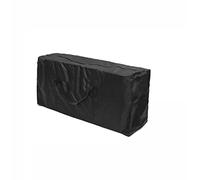 Tiardey Borsa portaoggetti per Cuscini per mobili da Giardino Nera Borse per Esterni Impermeabili per Cuscini da Giardino con Manici robusti 122 * 39 * 55cm (252g)