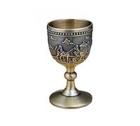 Tiardey Calice da 2,8 Pollici,Calice da Vino Squisito,Bronzo Decorativo Pratico per Il Vino - Carrozza
