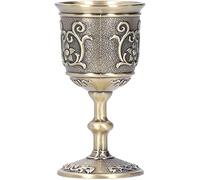Tiardey Calice da 3,6 Pollici,Calice da Vino Squisito,Bronzo Decorativo Pratico per Il Vino - Fiore del Sole