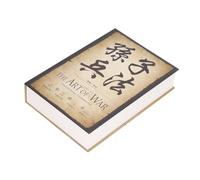 Tiardey Cassaforte a Libro con Serratura a Combinazione, Cassette di Sicurezza per la Casa per Gioielli, Denaro e Contanti (L'ARTE DELLA GUERRA)