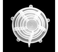 Tiardey Coperchi Elastici Rotondi in Silicone Trasparente da 12 Pezzi, coperchi in Silicone di Varie Dimensioni per Ciotole, lattine e Piatti, Copertura Riutilizzabile per Alimenti