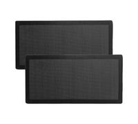 Tiardey Copertura Antipolvere per PC, Ventola del Case del Computer, Filtro Antipolvere per PC, Griglie di Copertura del Filtro a Rete,Rete Antipolvere in PVC, Nero, 2 Pezzi, 280 mm x 140 mm