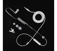 Tiardey Cuffie intrauricolari cablate, auricolare di sicurezza con tubo dell'aria audio-visivo con jack da 3,5 mm per telefono cellulare