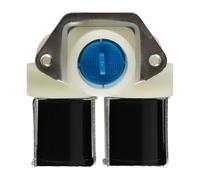 Tiardey Elettrovalvola Doppia per Lavatrice, valvola di Ingresso AC220-240V, frequenza 50/60Hz, elettrovalvola Universale a Due ingressi e Una Uscita per lavatrici Completamente Automatiche