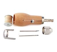 Tiardey Kit di Riparazione in Pelle,Kit di cucitrici per Punto di bloccaggio Speedy Tool,Tela per Riparazione Scarpe Vela Pesante,Macchina per la Riparazione della Pelle a Mano