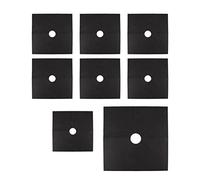 Tiardey Lot de 8 protecteurs de plaques de cuisson à GAZ pour Un nettoyage Rapide de la Cuisine -10,6 x 10,6 pouces