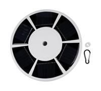 Tiardey Luce Solare per Asta della Bandiera Luce da Giardino Alimentazione elettrica Luce per Asta della Bandiera Controllo della Luce sensibile Sensore da 2200 mAh Adatto per Uso Esterno