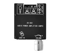 Tiardey Mini HiFi Power Amplifier Board Bluetooth Audio Digital Amplifier Board Module 2.0 Stereo Dual Channel 30W+30W DIY Speaker Amplifier
