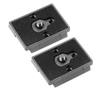 Tiardey Piastra a Sgancio Rapido Vite da 1/4" Compatibile con Testa del Treppiede per Fotocamera Manfrotto 200PL-14 (Confezione da 2)