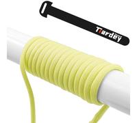 Tiardey PLF-Y Paracord luminoso fluorescente 4 mm 100 piedi (31 m) 7 fili, resistente agli strappi, cavo in nylon, paracord Mil Spec tipo III, può contenere fino a 250 kg per campeggio di