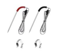 Tiardey sonde di Ricambio per griglia compatibili con termometro Weber Gas e Smokefire, Set di Sostituzione sonda per griglia per Carne, sensore di Temperatura per griglia