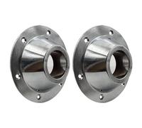Tiardey Supporto da Tavolo per roulotte e Camper 2 Pezzi - Supporto Base in Alluminio per Camper e Camper, Accessorio Argento per tavoli da Yacht, Dimensioni compatte 16,7x16,7x4,5 cm